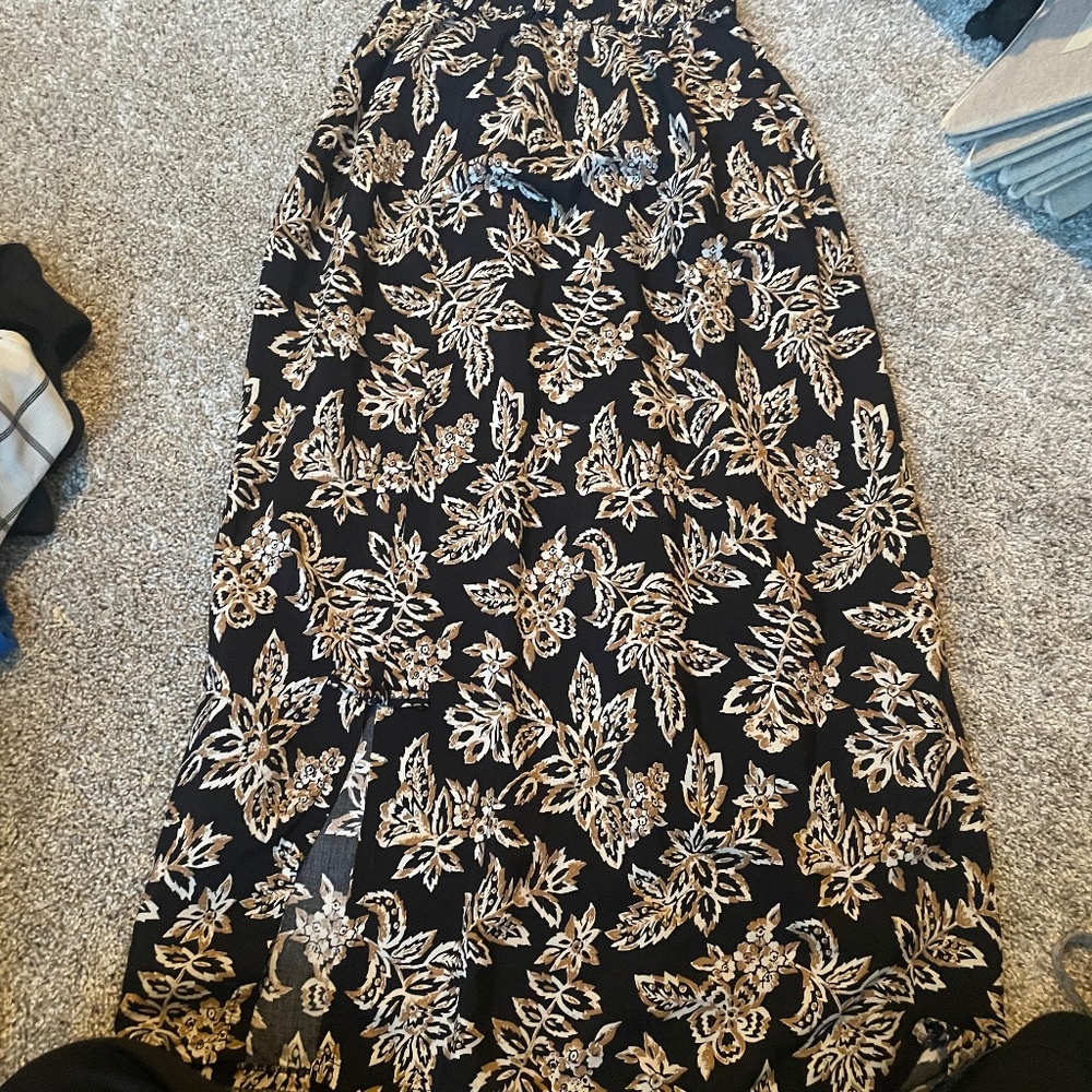 Maxi floral skirt
